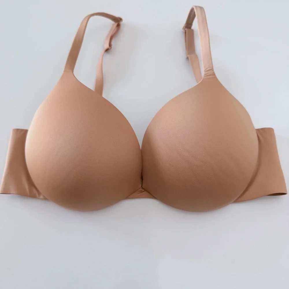 SKIMS Tan Teardrop Push-Up Bra Size 36C - Picture 3 of 6